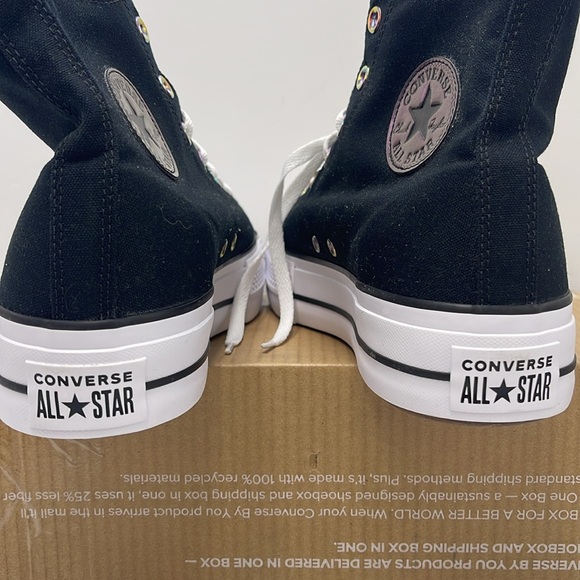 Converse Men’s 171209C Chuck Taylor All Star Lift Platform Canvas Sneakers - Picture 13 of 16